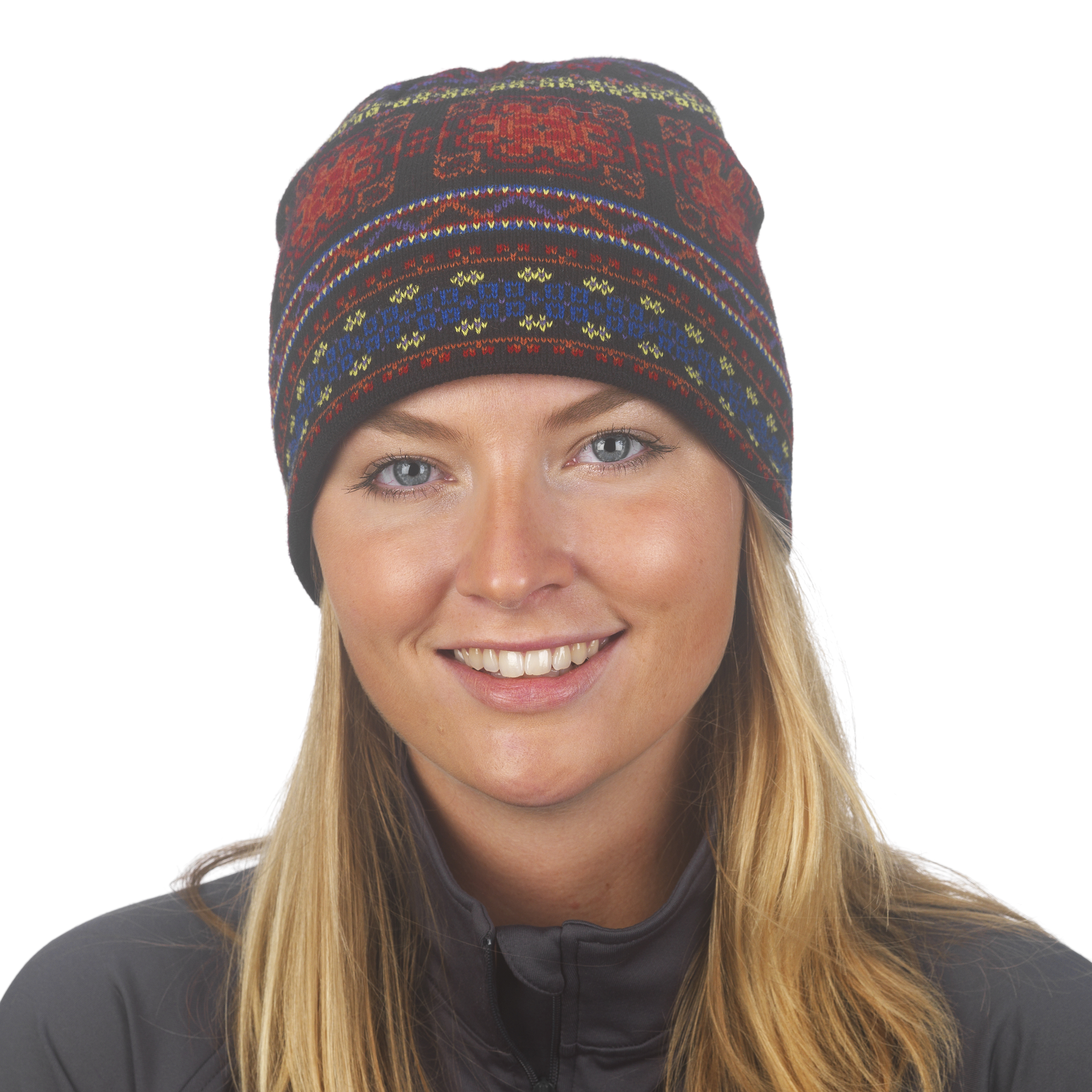 Turtle Fur Talevera Nights Nordic Style Beanie, Fleece Lined Merino Wool Ski Hat eBay