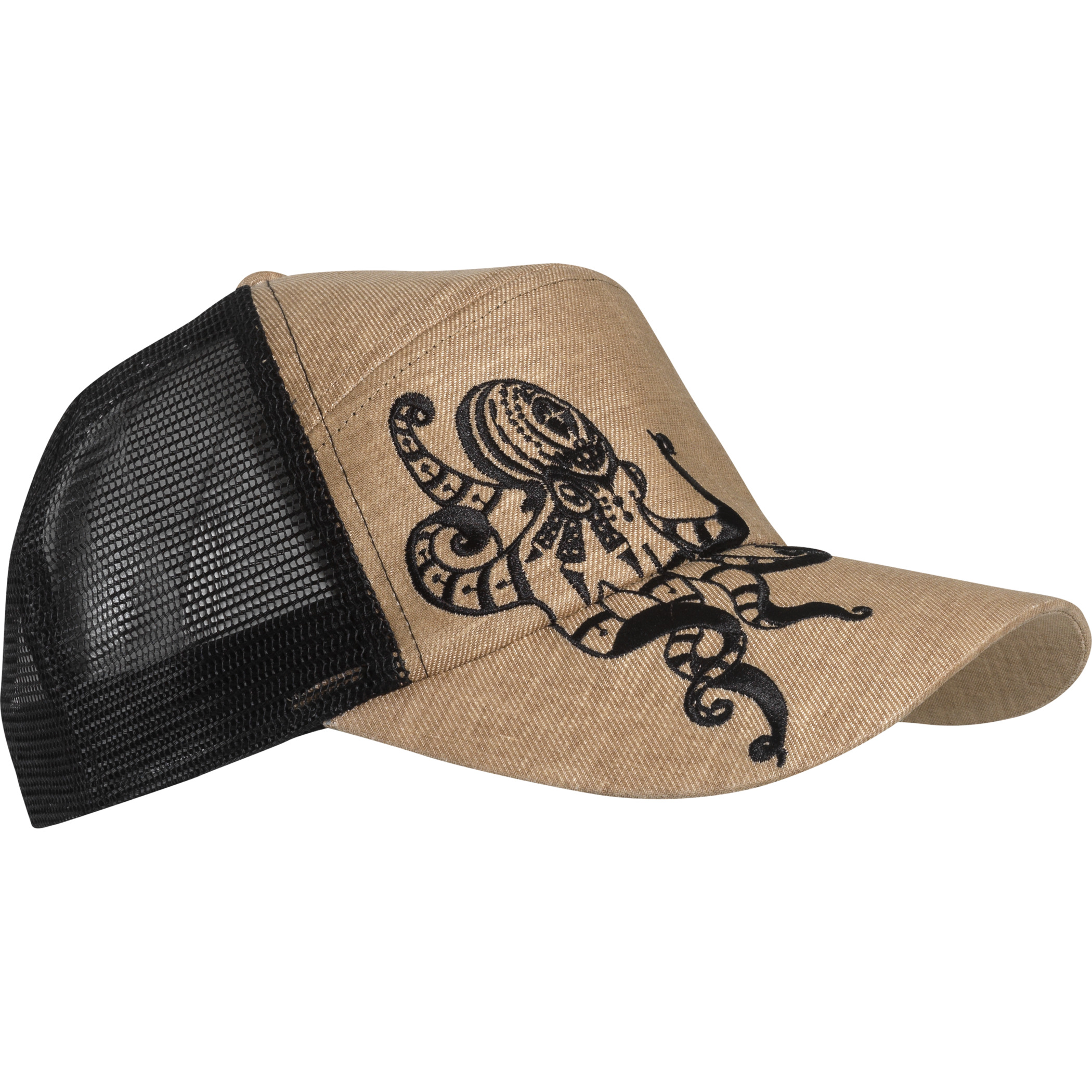 Turtle Fur Get Kraken Trucker, Lightweight Mesh Snap Back Baseball