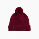 Turtle Fur Victoria Recycled Pom Winter Hat Garnet