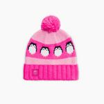 Turtle Fur Kids Pengy Pom Winter Hat Pink