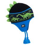 Turtle Fur Kids Dr. Dino Dinosaur Winter Hat Royal