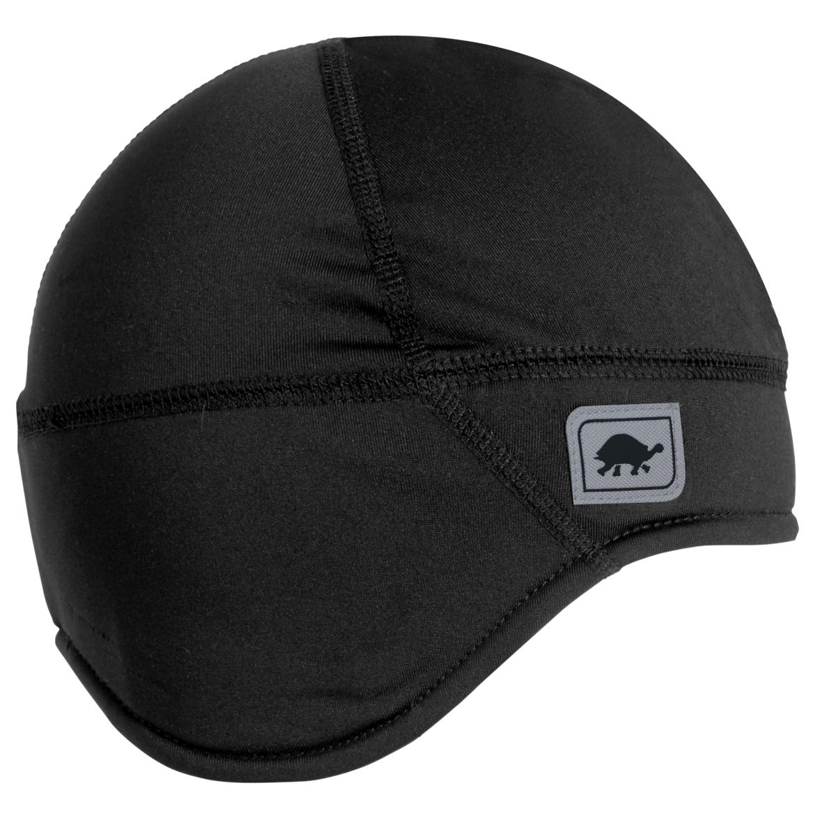 Turtle Fur Frost Liner No Wind Fleece Lined Helmet Liner Black