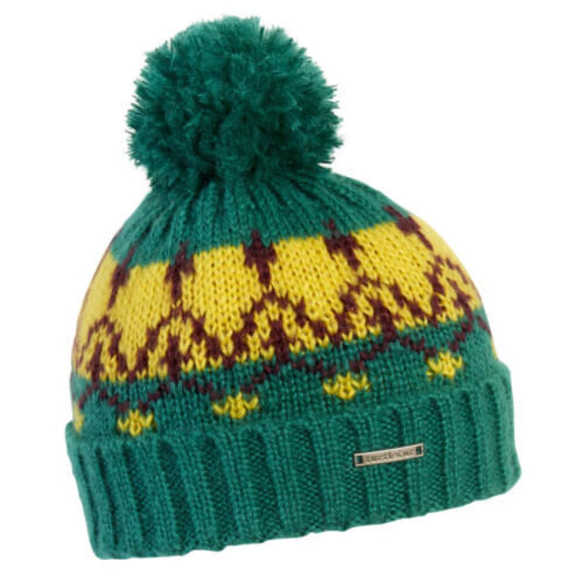 Turtle Fur Willow Youth Pom Winter Hat Green