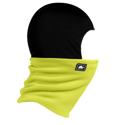 Turtle Fur Youth Chelonia 150 Fleece Shellaclava Balaclava Ages 7-12 Bright Lime