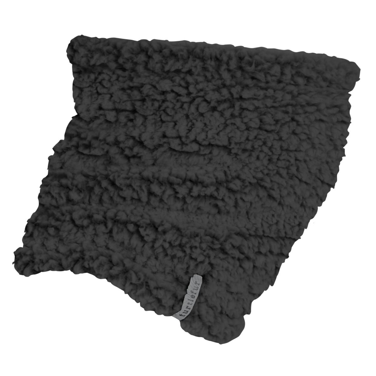 Turtle Fur Lush High Pile Fleece Neck Warmer Black