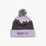 Turtle Fur Kids Meowntains Cat Winter Hat Lavender