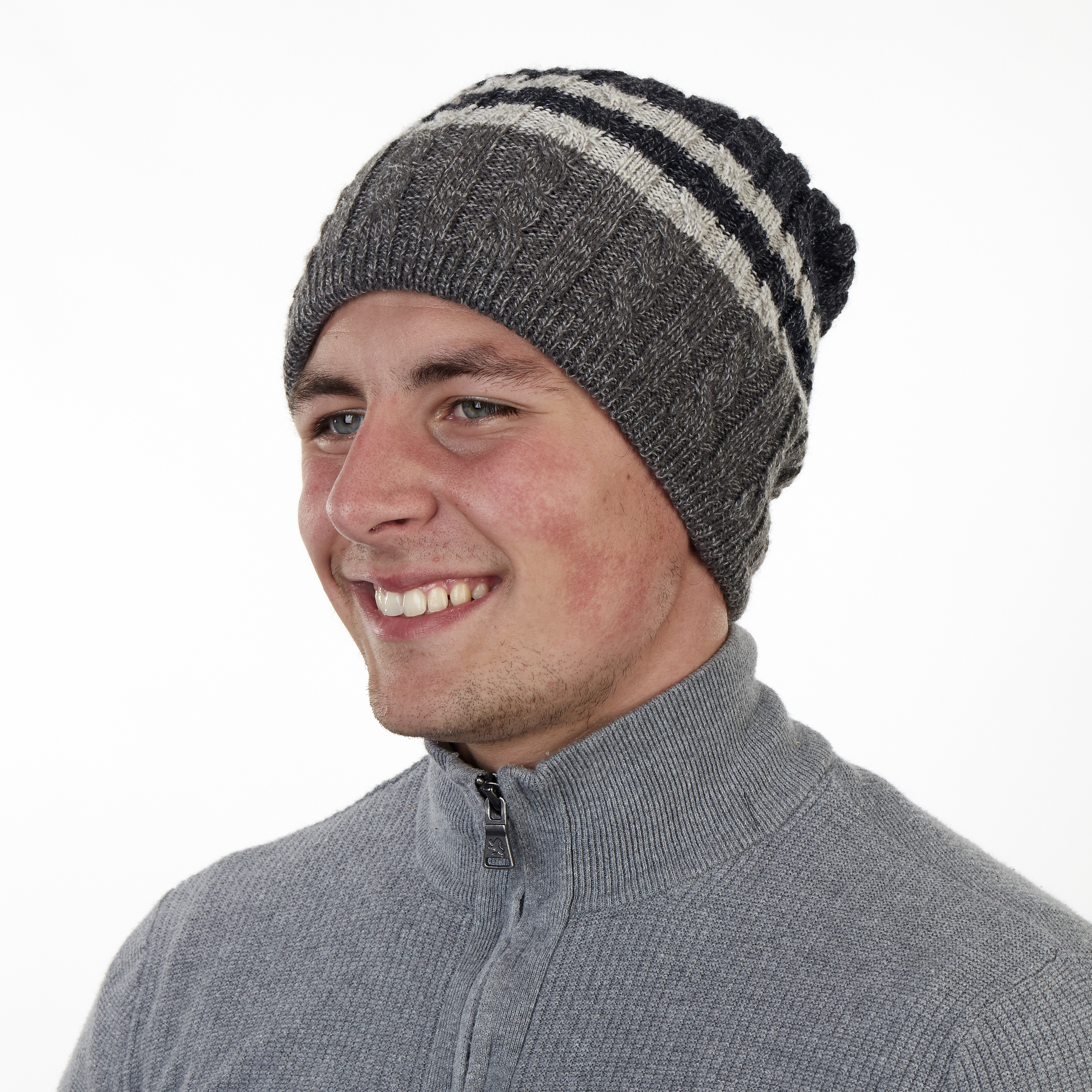 Turtle Fur Slater Ragg Men's Fleece Lined Wool Blend Knit Beanie eBay