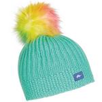 Turtle Fur Kids Suzie Girls Colorful Pom Winter Hat Mermaid