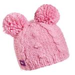 Turtle Fur Kids Fluff Balls Double Pom Winter Hat Bubble Gum