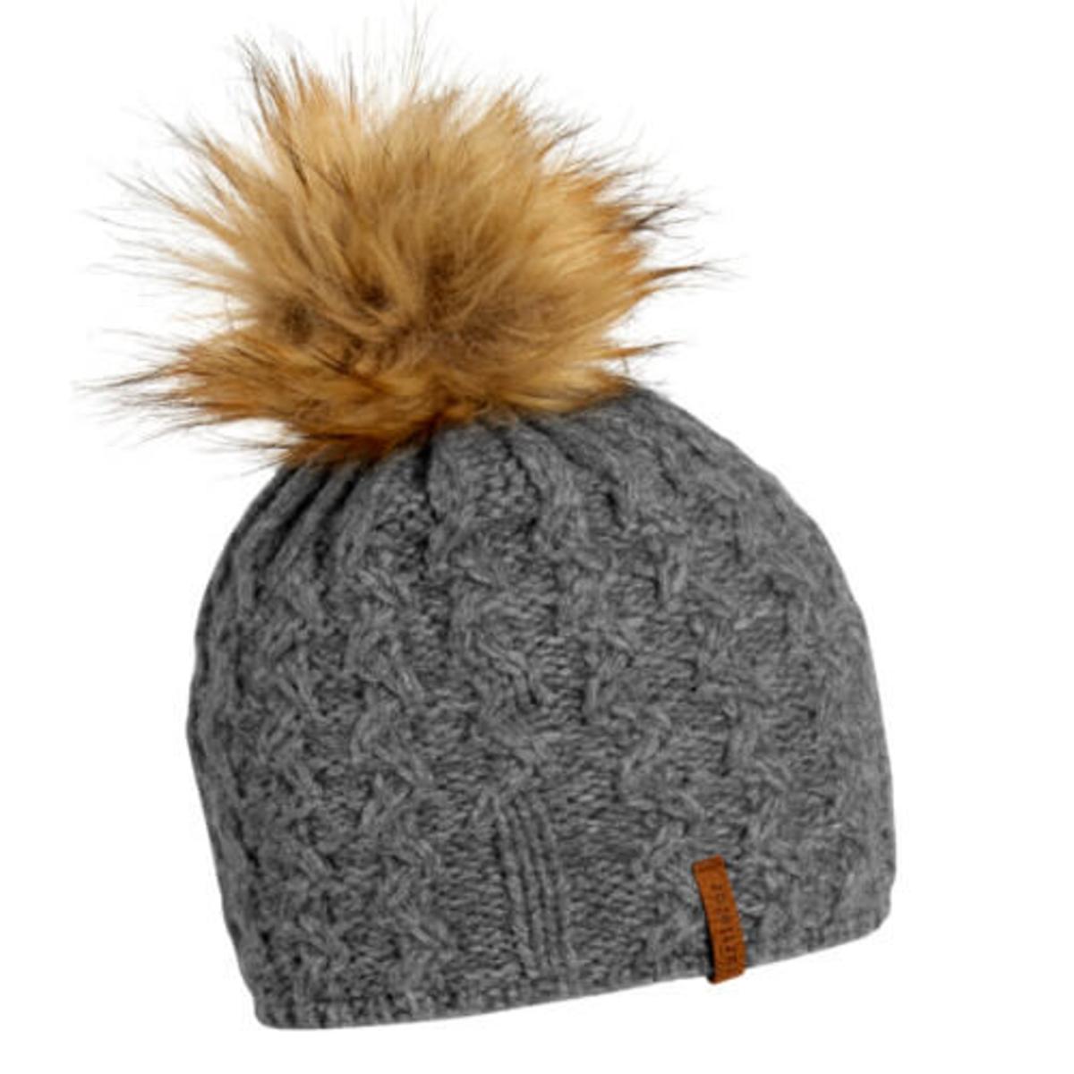 Turtle Fur Olivia Recycled Polyester Winter Hat Charcoal