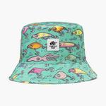 Turtle Fur Kids Wild Thing Bucket Hat School of Fish Bait