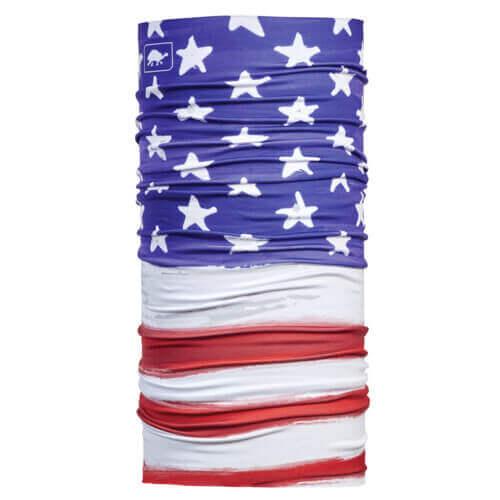 Turtle Fur Limited Edition Comfort Shell Tube Neck Gaiter Stars and Stripes