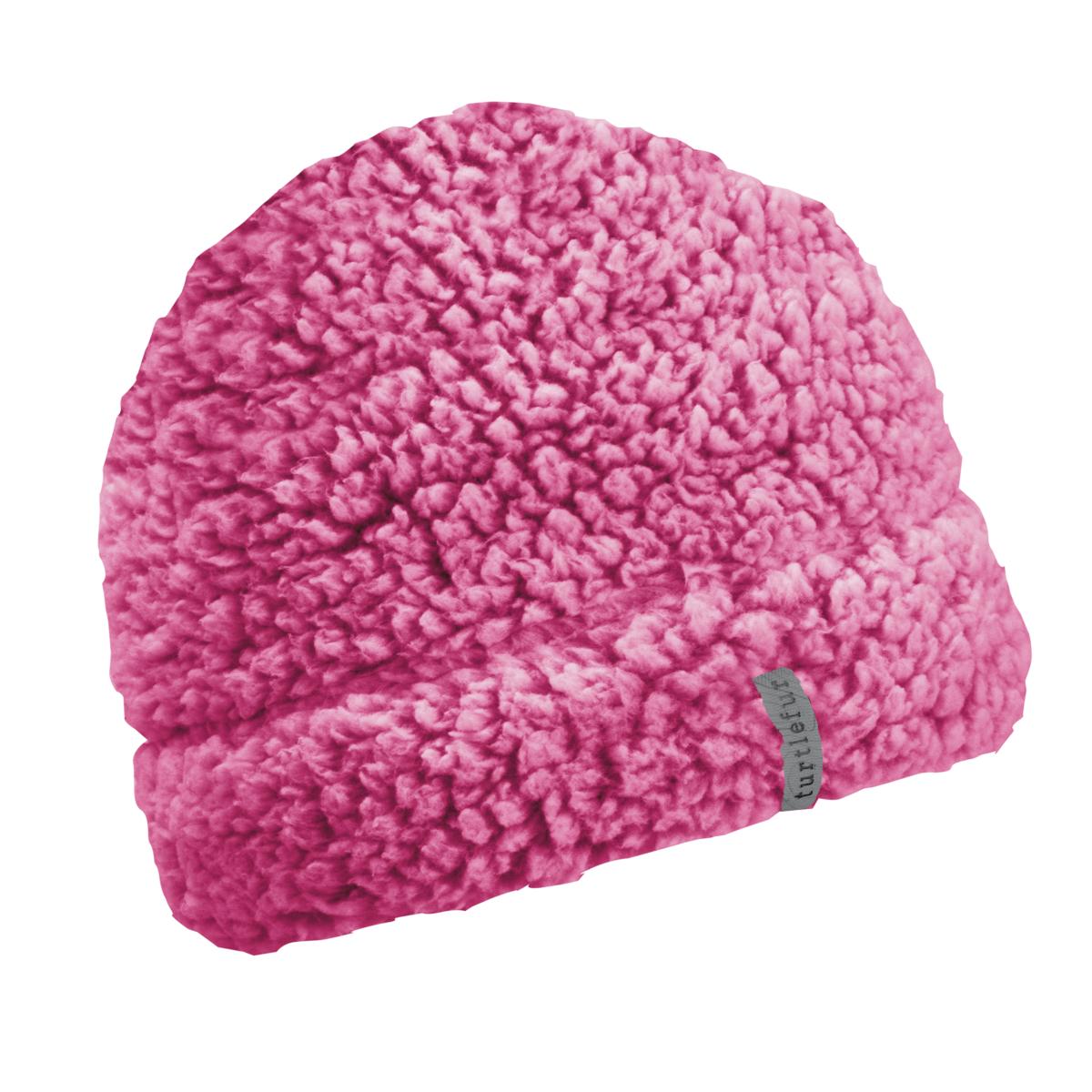 Turtle Fur Lush High Pile Fleece Beanie Luscious Pink