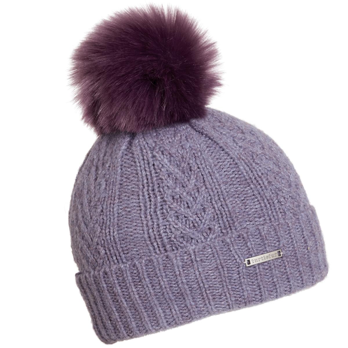 Turtle Fur Lindsey Recycled Polyester Winter Hat Amethyst