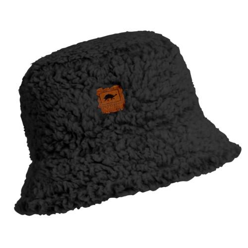 Turtle Fur Lush Hile Pile Fleece Stomp Bucket Hat Black