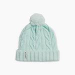 Turtle Fur Emma Women's Pom Winter Hat Aqua