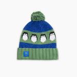 Turtle Fur Kids Pengy Pom Winter Hat Moss